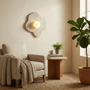 Mavelle Stone Petal Wall Sconce