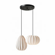 Meringue Pleated Fabric Pendant Lamp