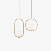 Loop Brass Pendant Light