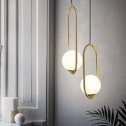 Loop Brass Pendant Light