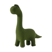 Modern Green Dinosaur-Shaped Knitted Kids Chair