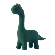 Modern Green Dinosaur-Shaped Knitted Kids Chair