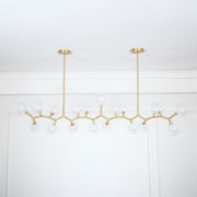 Molecular Glass Balls Chandelier