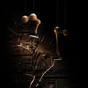 Molecule Wooden Pendant Light
