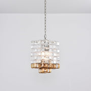 Glass Poliarte Interlocking Chandelier