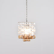 Glass Poliarte Interlocking Chandelier