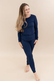 Women's Jogger Pajama Set in Navy