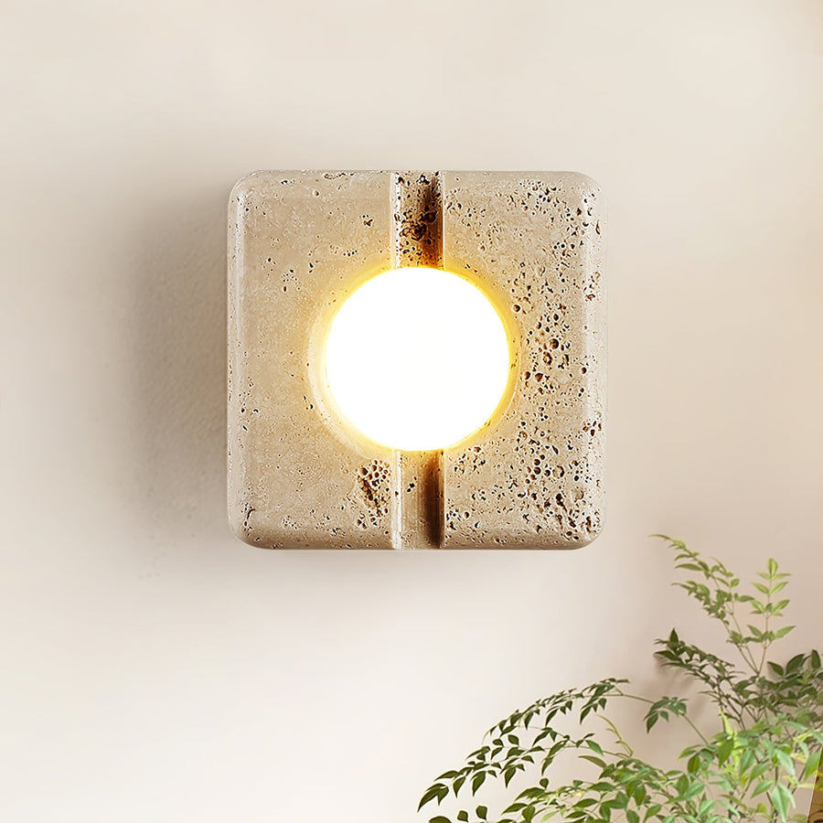Nora Travertine Wall Light