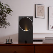 Axis Rotating Disc Table Lamp