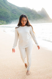 Women's Jogger Pajama Set in Oat