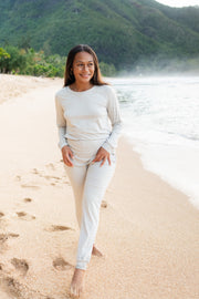Women's Jogger Pajama Set in Oat