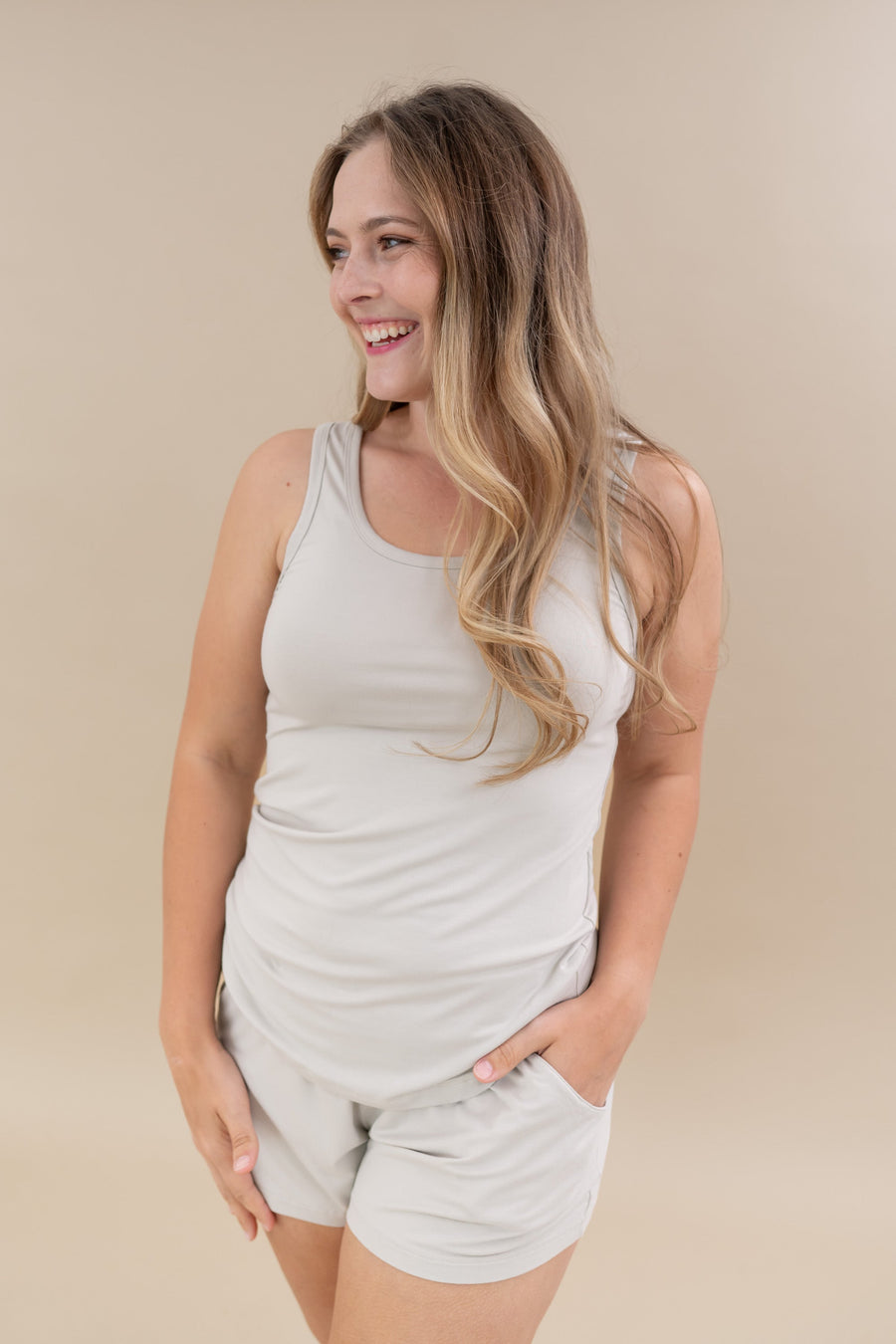 Women’s Tank Set in Oat
