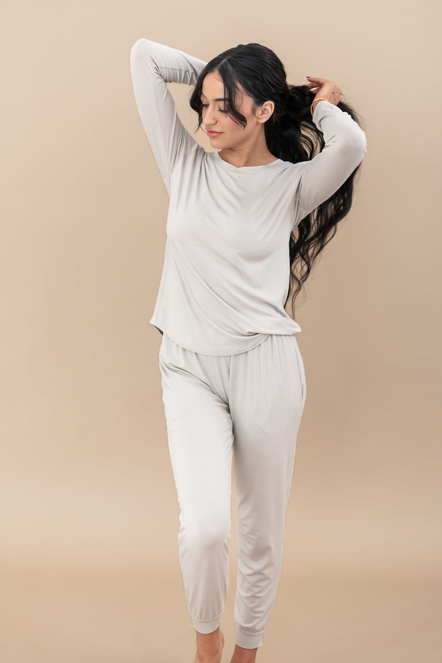 Women's Jogger Pajama Set in Oat