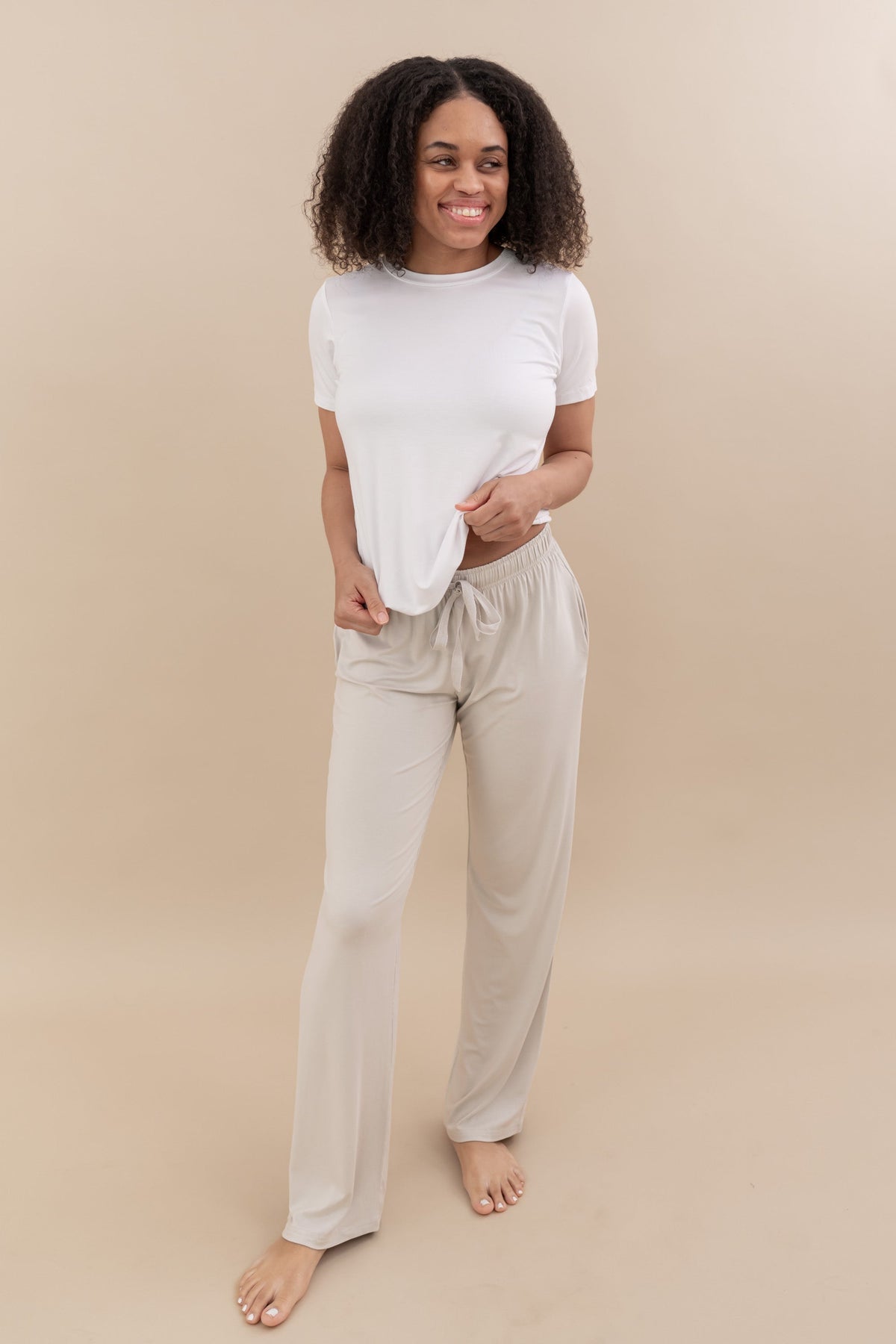 Women's Lounge Pants in Oat