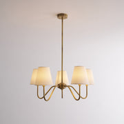 Opaluxe Brass Chandelier
