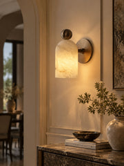 Orbit Alabaster Wall Sconce