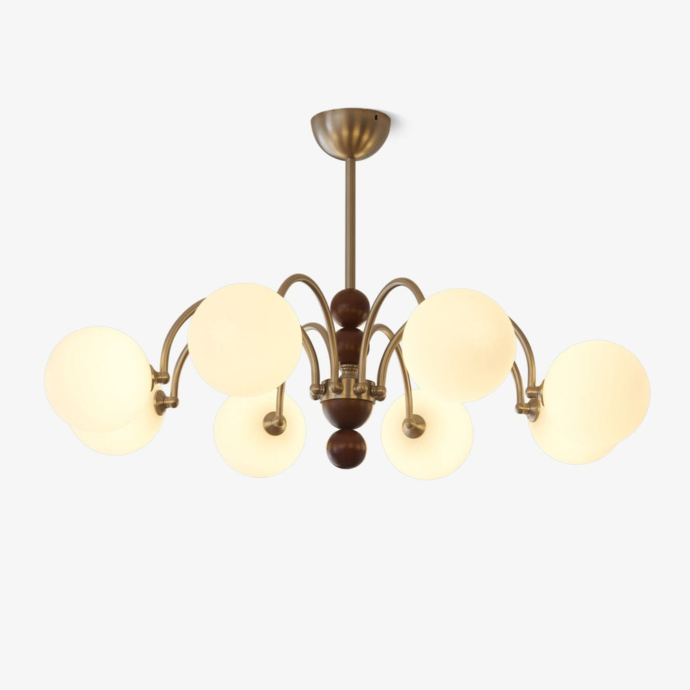 Orbital Curve Chandelier