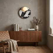 Orvella Stone Disc Wall Sconce