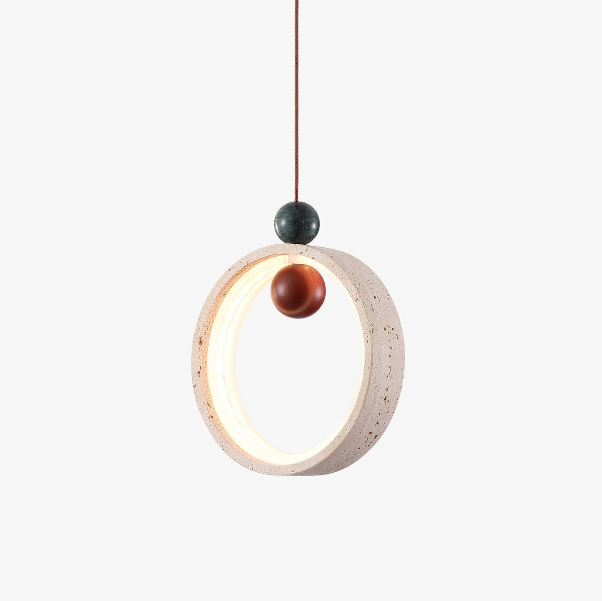 Ring & Bead Pendant Lamp