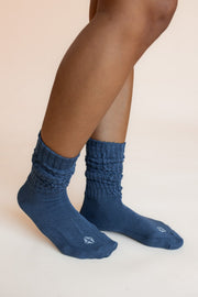 Adult Scrunch Socks in Oxford
