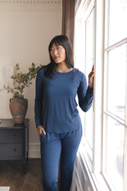 Women's Jogger Pajama Set in Oxford