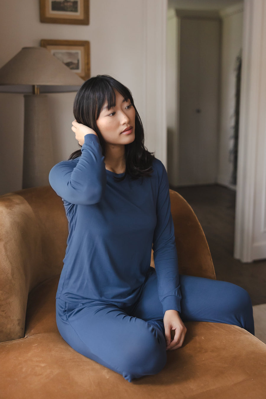 Women's Jogger Pajama Set in Oxford