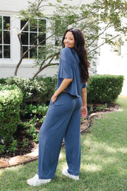 Women's Wide Leg Pant in Oxford