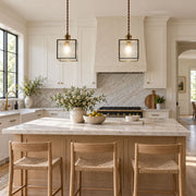 Patterned Glass Pendant Lamp