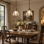 Patterned Glass Pendant Lamp