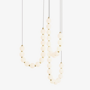 Glass Pearl Necklace Chandelier