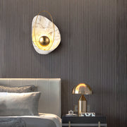 Marbled Shell Wall Sconce