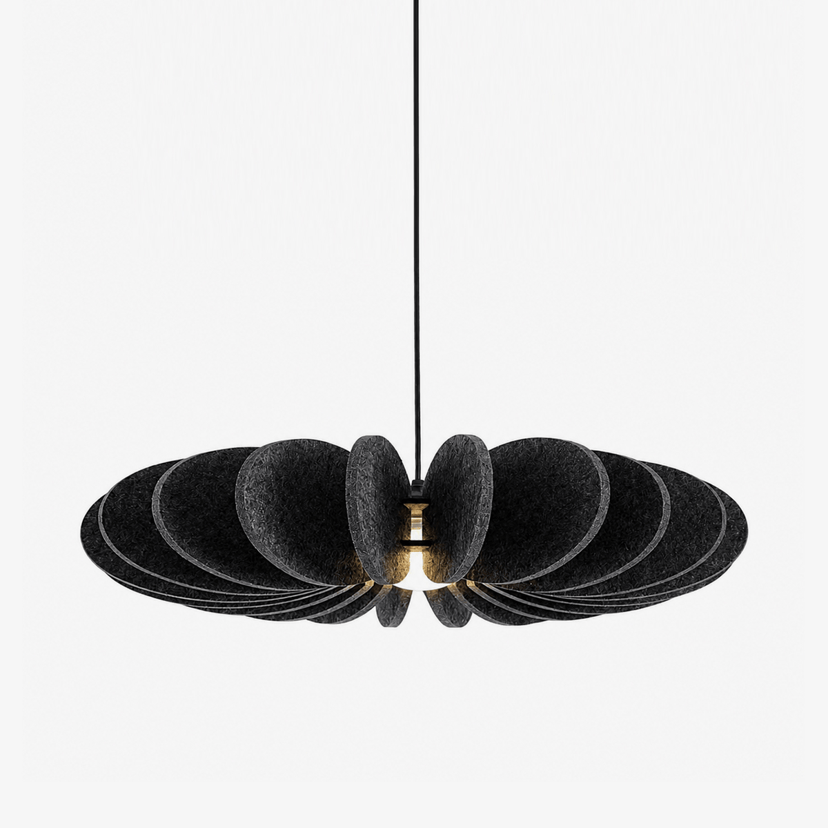 Petal Disc Acoustic Felt Pendant Lamp