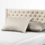 Luxury Zipper Pillowcase & Protector 600 Thread Count 100% Cotton (Pair)