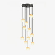 Pillow Alabaster Cluster Chandelier