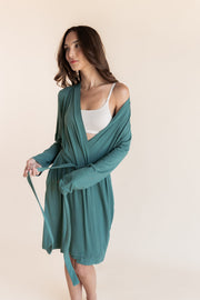 Women's Lounge Robe in Pine
