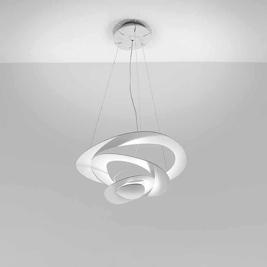 White Spiral Pendant Lamp