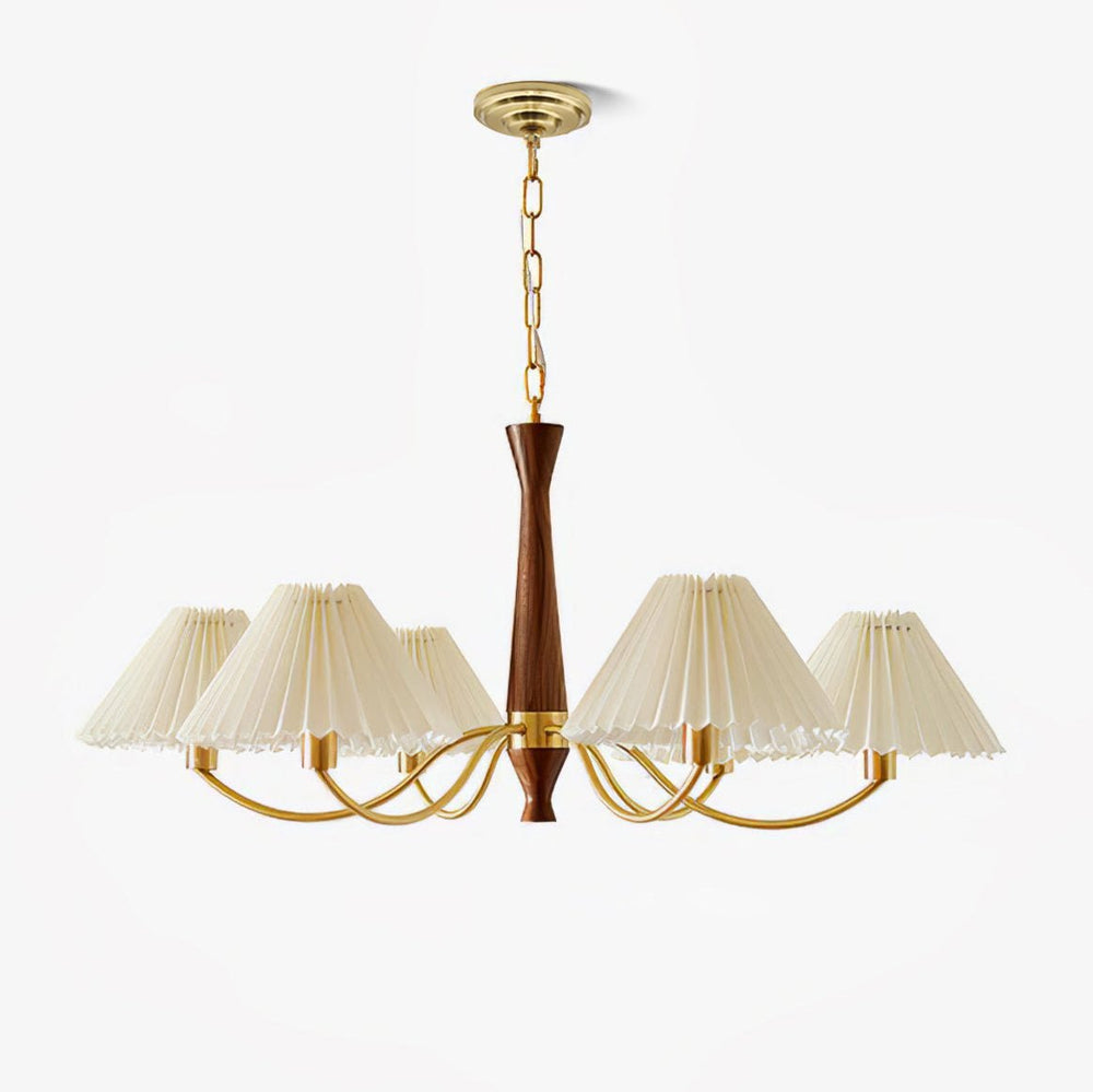 Pleated Chandelier