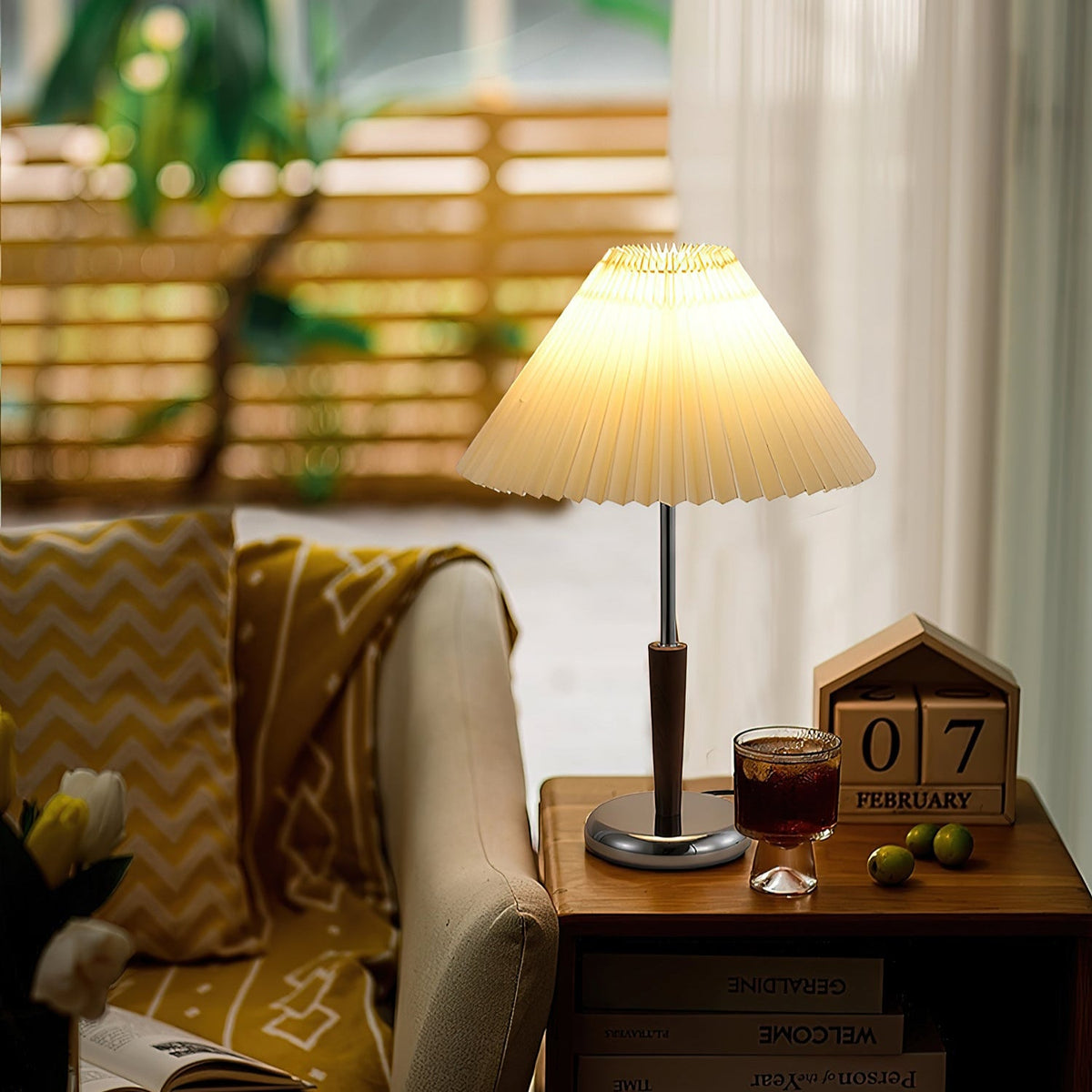 Lynnea Pleated Table Lamp