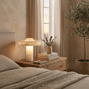 Plinth Alabaster Table Lamp