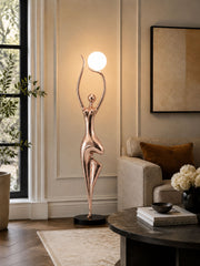 Pose Yoga Sculpture Floor Lamp