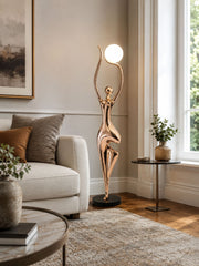Pose Yoga Sculpture Floor Lamp