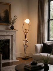 Pose Yoga Sculpture Floor Lamp