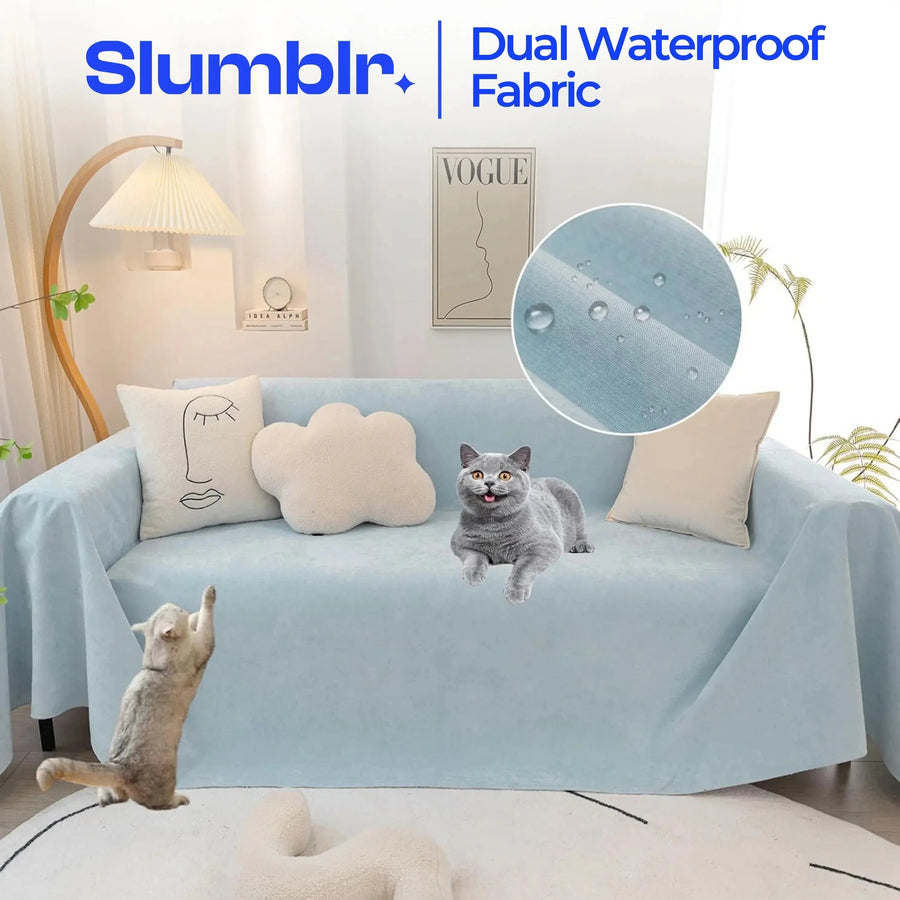 Sleepwyn Waterproof Solid Color Sofa Cover