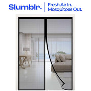 Sleepwyn Auto Close Screen Door Mesh with Magnets