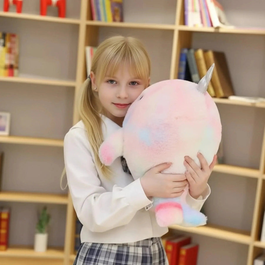 Sleepwyn Narwhal Plush Rainbow Toy