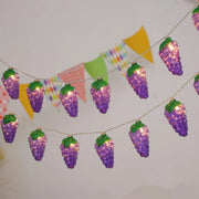 Purple Grape String Lights