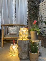 Lantern Built-in Battery Table Lamp