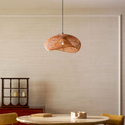 Rattan Wave Pendant Light