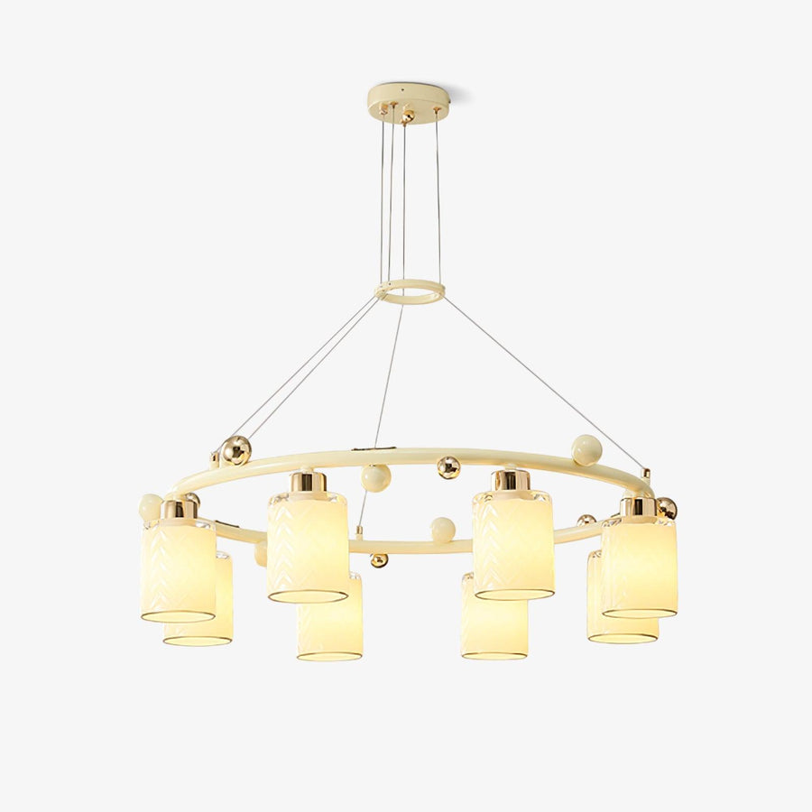 Ring Glass Cup Chandelier