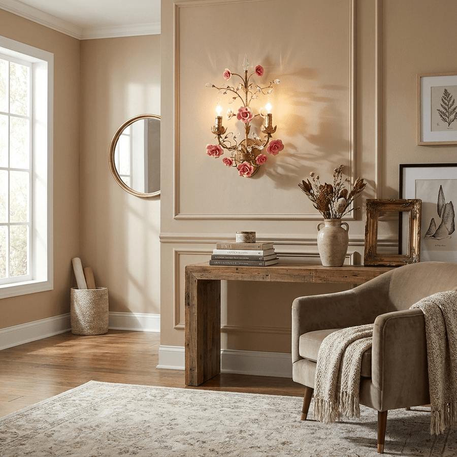 Rose Wall Sconce